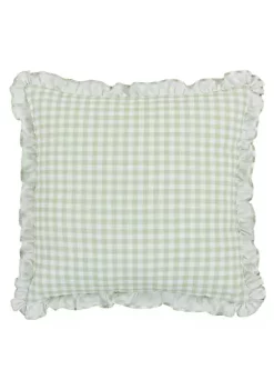 Piper & Wright Cassia - Quilt 18" Square Embellished Decorative Throw Pillow -Piper & Wright Sales Belk 1077