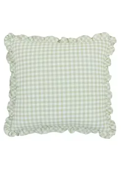 Piper & Wright Cassia - Quilt 18" Square Embellished Decorative Throw Pillow -Piper & Wright Sales Belk 1078
