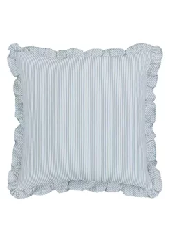 Piper & Wright Cecelia - Quilt 18" Square Embellished Decorative Throw Pillow