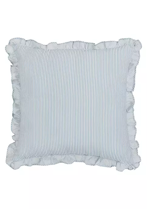 Piper & Wright Cecelia - Quilt 18" Square Embellished Decorative Throw Pillow 2 Piper & Wright Cecelia - Quilt 18" Square Embellished Decorative Throw Pillow - Image 2
