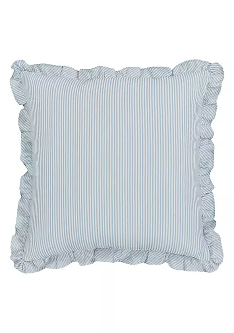 Piper & Wright Cecelia - Quilt 18" Square Embellished Decorative Throw Pillow 4 Piper & Wright Cecelia - Quilt 18" Square Embellished Decorative Throw Pillow - Image 4