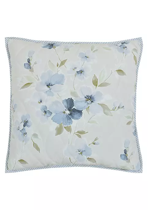 Piper & Wright Cecelia - Quilt 20" Square Quilted Decorative Throw Pillow 4 Piper & Wright Cecelia - Quilt 20" Square Quilted Decorative Throw Pillow - Image 4