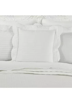 Piper & Wright Amherst - Quilt 20" Square Quilted Decorative Throw Pillow -Piper & Wright Sales Belk 1245