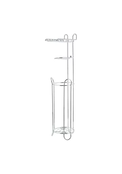 Bath Bliss Royal Toilet Paper Holder and Dispenser in Chrome