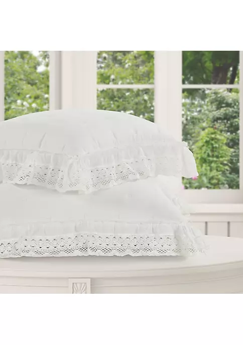 Piper & Wright Samantha - Quilt Euro Quilted Sham 6 Piper & Wright Samantha - Quilt Euro Quilted Sham - Image 6