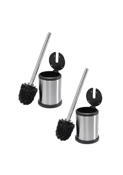 Bath Bliss Small Square Oslo Bamboo Toilet Bowl Brush -Piper & Wright Sales Belk 13