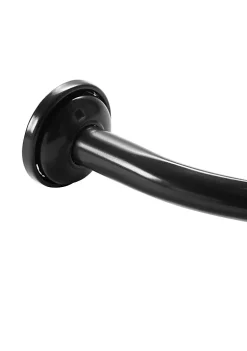 Bath Bliss Curved Shower Rod in Satin Nickel -Piper & Wright Sales Belk 145