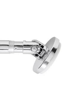 Bath Bliss Suction Cup Mount Curved Shower Rod in Chrome -Piper & Wright Sales Belk 166