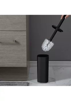 Bath Bliss Contemporary Acrylic Toilet Brush Set in Grey -Piper & Wright Sales Belk 189