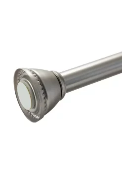 Bath Bliss Decorative Tension Shower Rod in Matte Black -Piper & Wright Sales Belk 214