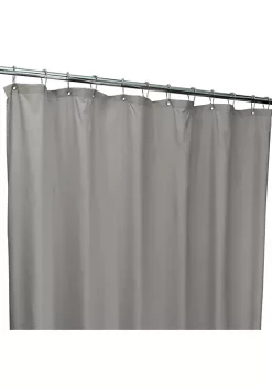 Bath Bliss Microfiber Soft Touch Diamond Design Shower Curtain Liner in Taupe