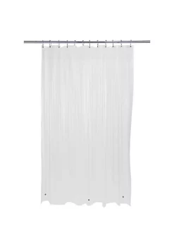 Bath Bliss Heavy Grommet Shower Liner in Frost Clear -Piper & Wright Sales Belk 269