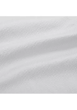 Bath Bliss Microfiber Soft Touch Seersucker Design Shower Curtain Liner in Silver -Piper & Wright Sales Belk 280