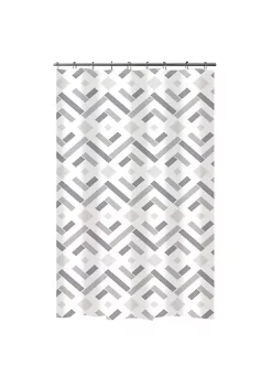 Bath Bliss Shower Curtain in Paisley Design -Piper & Wright Sales Belk 310
