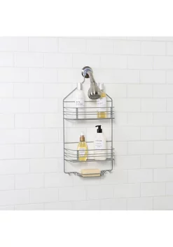 Bath Bliss 2 Tier Shower Caddy in Grey -Piper & Wright Sales Belk 350