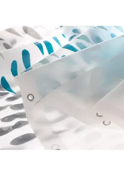 Bath Bliss Raindrop Design PEVA Shower Curtain in Ombre -Piper & Wright Sales Belk 368