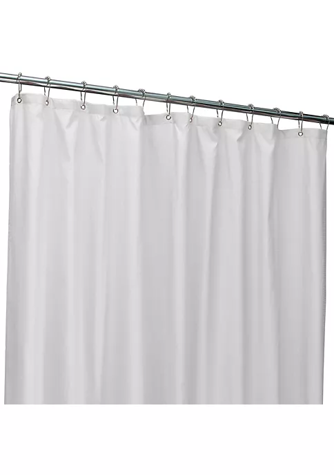 Bath Bliss Microfiber Soft Touch Dash Design Shower Curtain Liner in Silver 6 Bath Bliss Microfiber Soft Touch Dash Design Shower Curtain Liner in Silver - Image 6