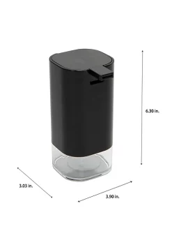 Bath Bliss Acrylic Soap Dispenser in Black -Piper & Wright Sales Belk 397