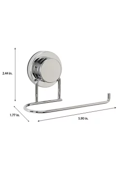 Bath Bliss Royal Suction Cup Toilet Paper Holder in Chrome -Piper & Wright Sales Belk 405