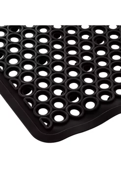 Bath Bliss Self-Draining Bath Mat in White -Piper & Wright Sales Belk 430