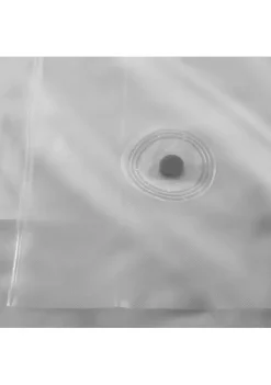 Bath Bliss PEVA Shower Curtain Liner in Frost -Piper & Wright Sales Belk 437