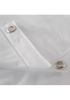 Bath Bliss PEVA Shower Curtain Liner in Frost -Piper & Wright Sales Belk 438