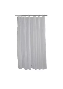 Bath Bliss PEVA Shower Curtain Liner in Frost -Piper & Wright Sales Belk 439