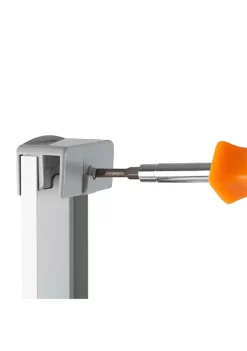 Bath Bliss Adjustable Rust Proof Aluminum 2 Tier Glass Door Shower Caddy -Piper & Wright Sales Belk 455