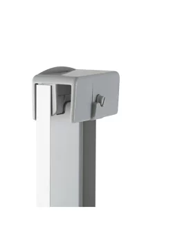 Bath Bliss Adjustable Rust Proof Aluminum 2 Tier Glass Door Shower Caddy -Piper & Wright Sales Belk 456