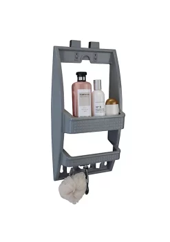 Bath Bliss Multi Hanging Option Shower Caddy in Grey