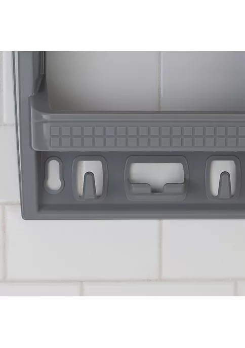Bath Bliss Multi Hanging Option Shower Caddy in Grey 5 Bath Bliss Multi Hanging Option Shower Caddy in Grey - Image 5