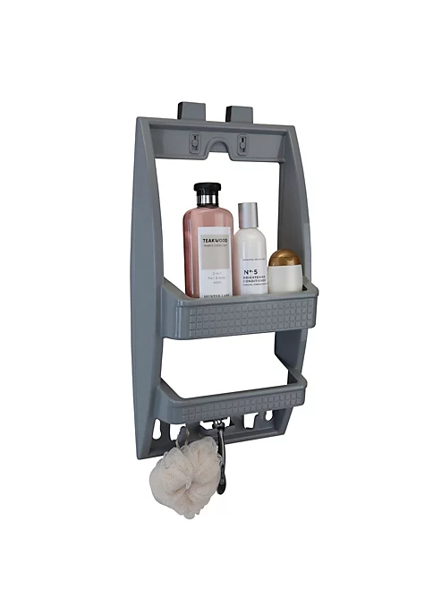 Bath Bliss Multi Hanging Option Shower Caddy in Grey 7 Bath Bliss Multi Hanging Option Shower Caddy in Grey - Image 7