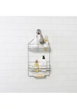 Bath Bliss Regency Shower Caddy in Grey -Piper & Wright Sales Belk 489