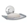 Bath Bliss Gel Suction Soap Dish in Chrome