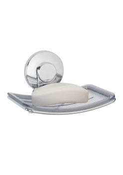 Bath Bliss Gel Suction Soap Dish in Chrome