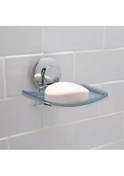 Bath Bliss Gel Suction Soap Dish in Chrome -Piper & Wright Sales Belk 497