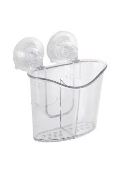 Bath Bliss 2 Compartment Power Locking Suction Clear Organizer 9 Bath Bliss 2 Compartment Power Locking Suction Clear Organizer -Piper & Wright Sales Belk 509