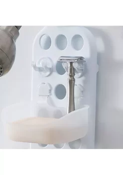 Bath Bliss 3 Tier Adjustable Shelves Shower Caddy in White -Piper & Wright Sales Belk 511