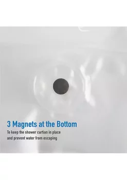 Bath Bliss Heavyweight PEVA Shower Liner with 5 Mesh Pockets 8 Bath Bliss Heavyweight PEVA Shower Liner with 5 Mesh Pockets -Piper & Wright Sales Belk 516