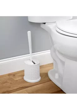Bath Bliss Self Closing Lid Toilet Brush with Rim Scrubber in Sailor Knot Design 10 Bath Bliss Self Closing Lid Toilet Brush with Rim Scrubber in Sailor Knot Design -Piper & Wright Sales Belk 535