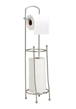 Bath Bliss Toilet Paper Holder and Dispenser in White -Piper & Wright Sales Belk 54