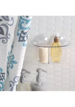 Bath Bliss 2 Compartment Power Locking Suction Soap Dish -Piper & Wright Sales Belk 547