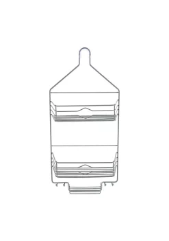 Bath Bliss 2 Tier Aztec Shower Caddy in Matte Black -Piper & Wright Sales Belk 555