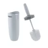 Bath Bliss Contour Toilet Brush and Holder in White