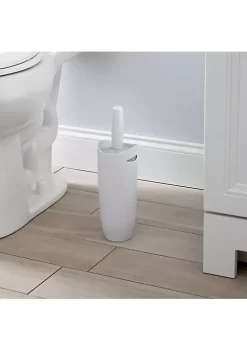 Bath Bliss Contour Toilet Brush and Holder in White -Piper & Wright Sales Belk 561