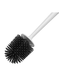 Bath Bliss Self Closing Lid Toilet Brush with Soft Rubber Bristles -Piper & Wright Sales Belk 587