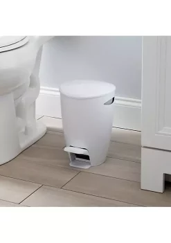 Bath Bliss 5L Contour Step Pedal Waste Bin in White 8 Bath Bliss 5L Contour Step Pedal Waste Bin in White -Piper & Wright Sales Belk 599