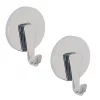 Bath Bliss 2 Pack Gel Suction Power Hooks in Chrome