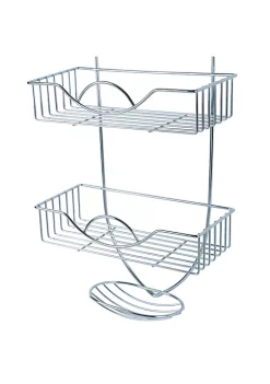 Bath Bliss Rainbow Design Shower Caddy in Chrome -Piper & Wright Sales Belk 639
