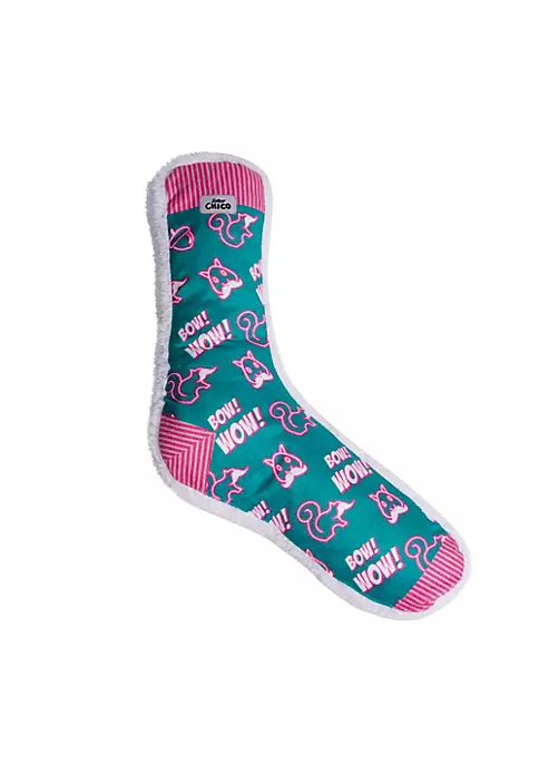 American Pet Supplies Squeaking Squirrel Printed Sock Comfort Plush Dog Chew Toy 1 American Pet Supplies Squeaking Squirrel Printed Sock Comfort Plush Dog Chew Toy